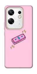 Чехол itsPrint Simple pink money для Infinix Zero 30 4G