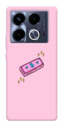 Чехол itsPrint Simple pink money для Infinix Note 40 4G