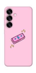 Чехол itsPrint Simple pink money для Samsung Galaxy S25+