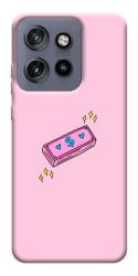 Чехол itsPrint Simple pink money для Motorola Edge 50 Neo
