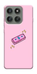 Чехол itsPrint Simple pink money для Motorola Edge 60 Pro