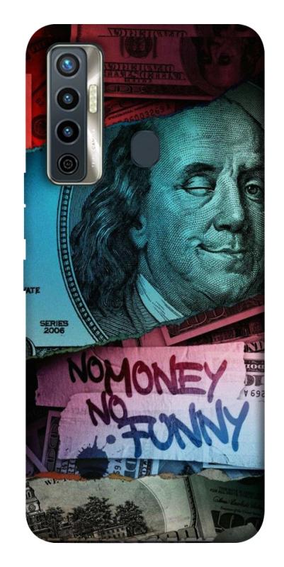 Чехол itsPrint No money no funny для TECNO Camon 17 Pro, деньги, купить оптом с доставкой
