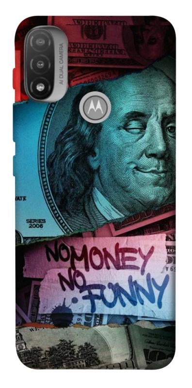 Чехол itsPrint No money no funny для Motorola Moto E20, деньги, купить оптом с доставкой