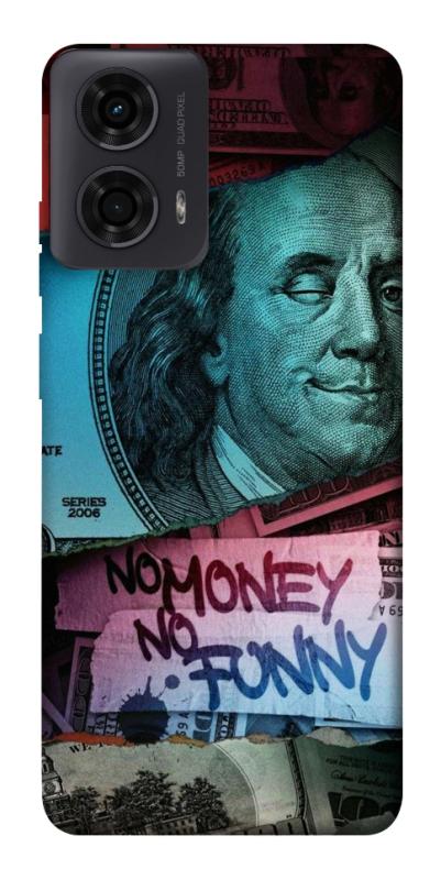 Чехол itsPrint No money no funny для Motorola Moto G24, деньги, купить оптом с доставкой