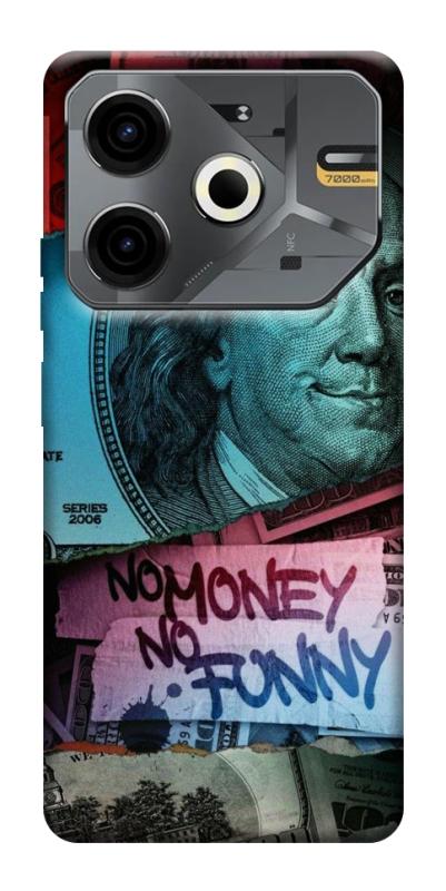 Чехол itsPrint No money no funny для TECNO Pova 6 Neo (LI6), деньги, купить оптом с доставкой