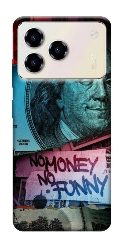 Чехол itsPrint No money no funny для ZTE Blade A76, деньги, купить оптом с доставкой