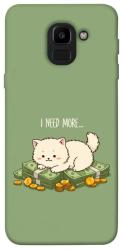Чехол itsPrint Money kitten для Samsung J600F Galaxy J6 (2018)