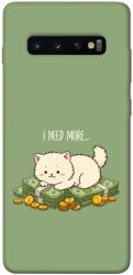 Чехол itsPrint Money kitten для Samsung Galaxy S10+