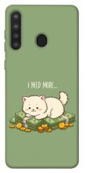 Чехол itsPrint Money kitten для Samsung Galaxy A21