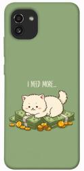 Чехол itsPrint Money kitten для Samsung Galaxy A03