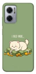 Чехол itsPrint Money kitten для Xiaomi Redmi Note 11E