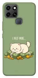 Чехол itsPrint Money kitten для Infinix Smart 6