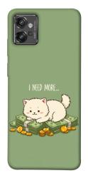 Чехол itsPrint Money kitten для Motorola Moto G32