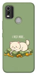 Чохол itsPrint Money kitten для Nokia C21 Plus