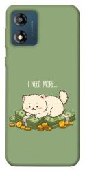 Чехол itsPrint Money kitten для Motorola Moto E13