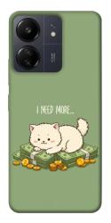 Чехол itsPrint Money kitten для Xiaomi Redmi 13C
