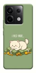 Чехол itsPrint Money kitten для Xiaomi Redmi Note 13 Pro 4G