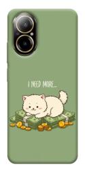 Чехол itsPrint Money kitten для Realme C67 4G