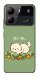 Чехол itsPrint Money kitten для ZTE Blade A54 4G