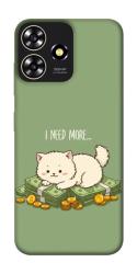 Чехол itsPrint Money kitten для ZTE Blade A73 4G