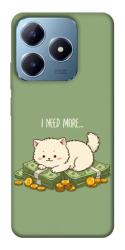 Чехол itsPrint Money kitten для Realme C63 4G