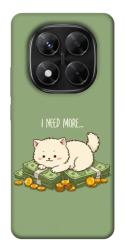 Чехол itsPrint Money kitten для Xiaomi Redmi Note 14 Pro 5G
