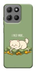 Чехол itsPrint Money kitten для Motorola Moto G15 4G