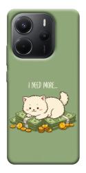 Чехол itsPrint Money kitten для Xiaomi Redmi Note 14 4G (Europe version)