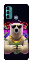 Чохол itsPrint Money bear для Motorola Moto G60