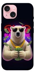 Чехол itsPrint Money bear для Apple iPhone 15 (6.1")