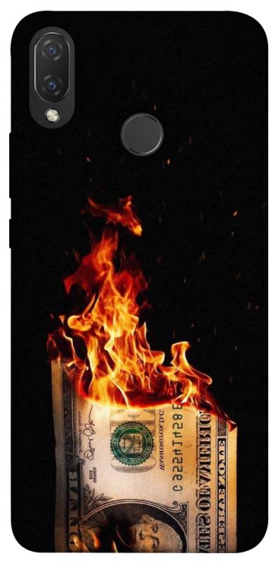Чехол itsPrint Money burn для Huawei P Smart+ (nova 3i), деньги, купить оптом с доставкой
