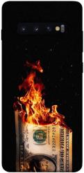 Чехол itsPrint Money burn для Samsung Galaxy S10+