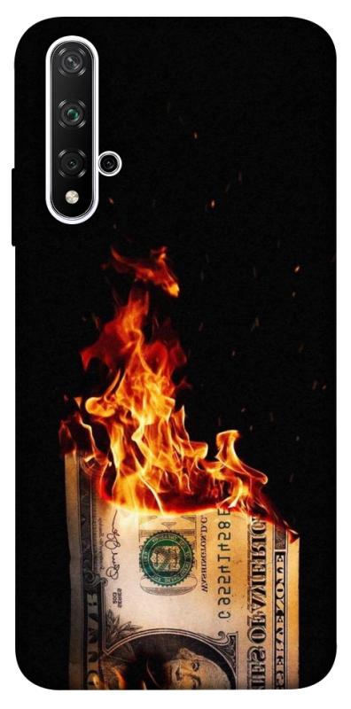 Чехол itsPrint Money burn для Huawei Honor 20 / Nova 5T, деньги, купить оптом с доставкой