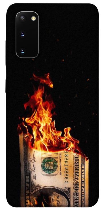 Чехол itsPrint Money burn для Samsung Galaxy S20, деньги, купить оптом с доставкой