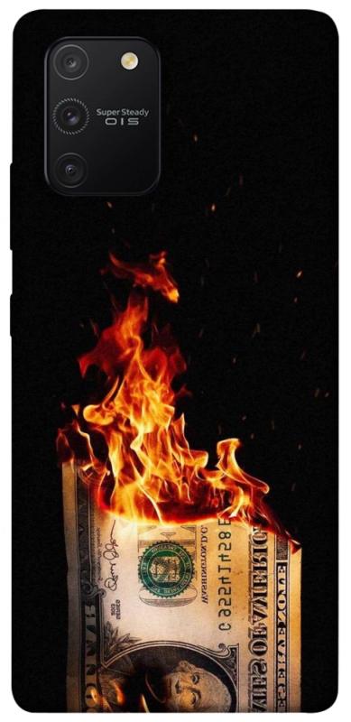 Чехол itsPrint Money burn для Samsung Galaxy S10 Lite, деньги, купить оптом с доставкой