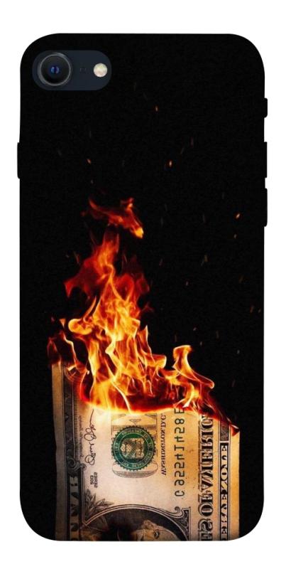 Чехол itsPrint Money burn для Apple iPhone SE (2020), деньги, купить оптом с доставкой