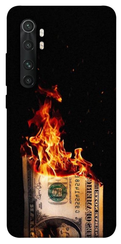 Чехол itsPrint Money burn для Xiaomi Mi Note 10 Lite, деньги, купить оптом с доставкой
