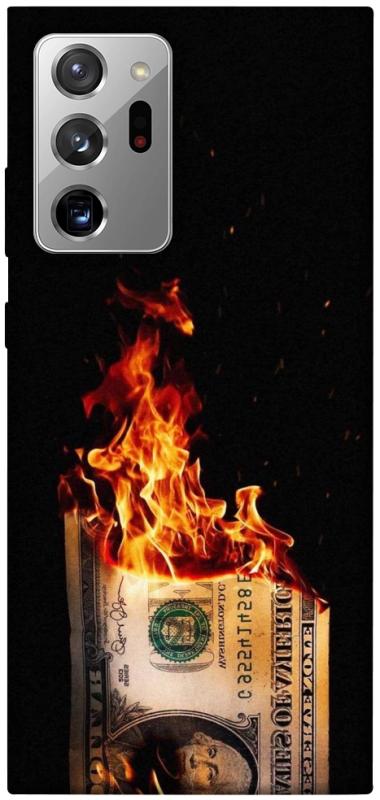 Чехол itsPrint Money burn для Samsung Galaxy Note 20 Ultra, деньги, купить оптом с доставкой