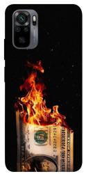 Чехол itsPrint Money burn для Xiaomi Redmi Note 10 / Note 10s