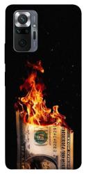 Чехол itsPrint Money burn для Xiaomi Redmi Note 10 Pro