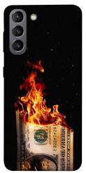 Чехол itsPrint Money burn для Samsung Galaxy S21