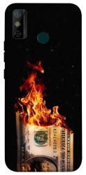 Чохол itsPrint Money burn для TECNO Spark 6 Go