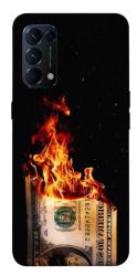 Чехол itsPrint Money burn для Oppo Reno 5 4G