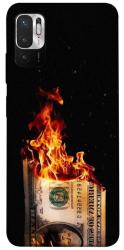 Чехол itsPrint Money burn для Xiaomi Redmi Note 10 5G