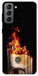 Чехол itsPrint Money burn для Samsung Galaxy S21 FE