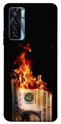 Чехол itsPrint Money burn для TECNO Camon 17 Pro