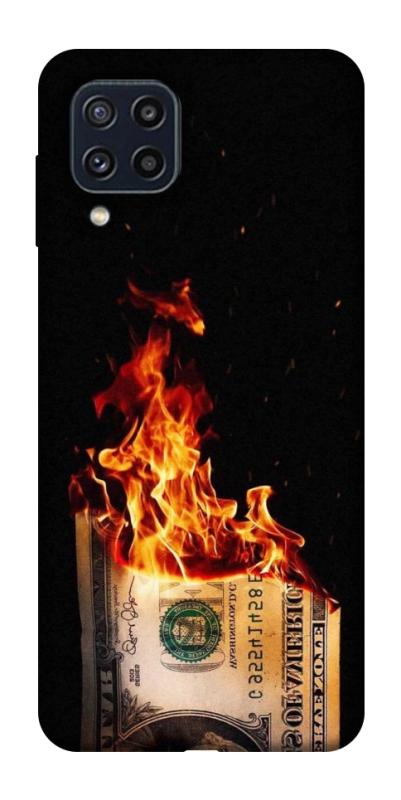 Чехол itsPrint Money burn для Samsung Galaxy M32, деньги, купить оптом с доставкой