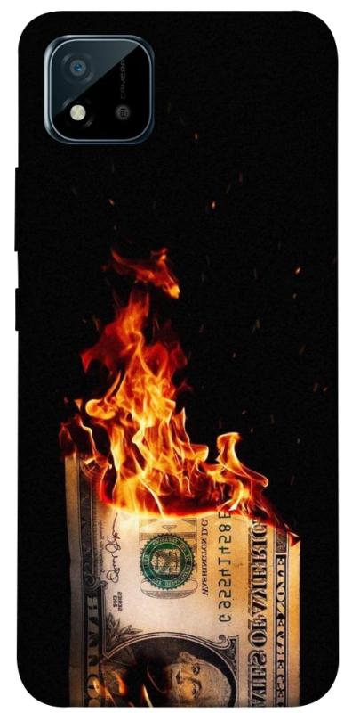 Чохол itsPrint Money burn для Realme C11 (2021), гроші, купити оптом з доставкою