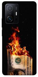 Чехол itsPrint Money burn для Xiaomi 11T / 11T Pro