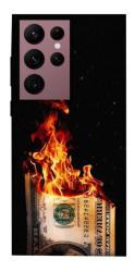 Чехол itsPrint Money burn для Samsung Galaxy S22 Ultra